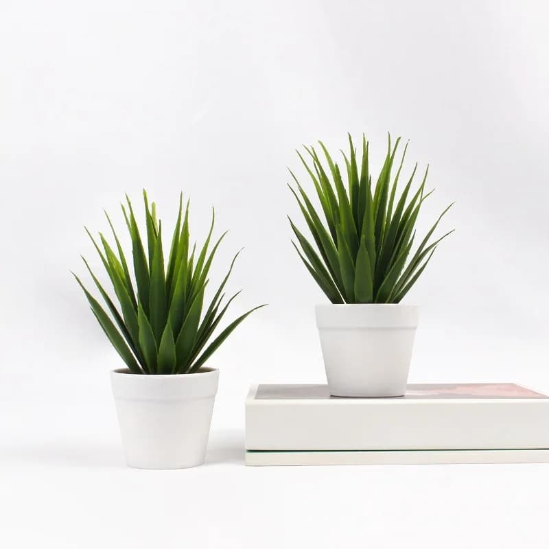 1 pezzo di simulazione per la decorazione della casa, piante in vaso, posizionamento del cortile del giardino dell'atrio del desktop dell'ufficio aziendale