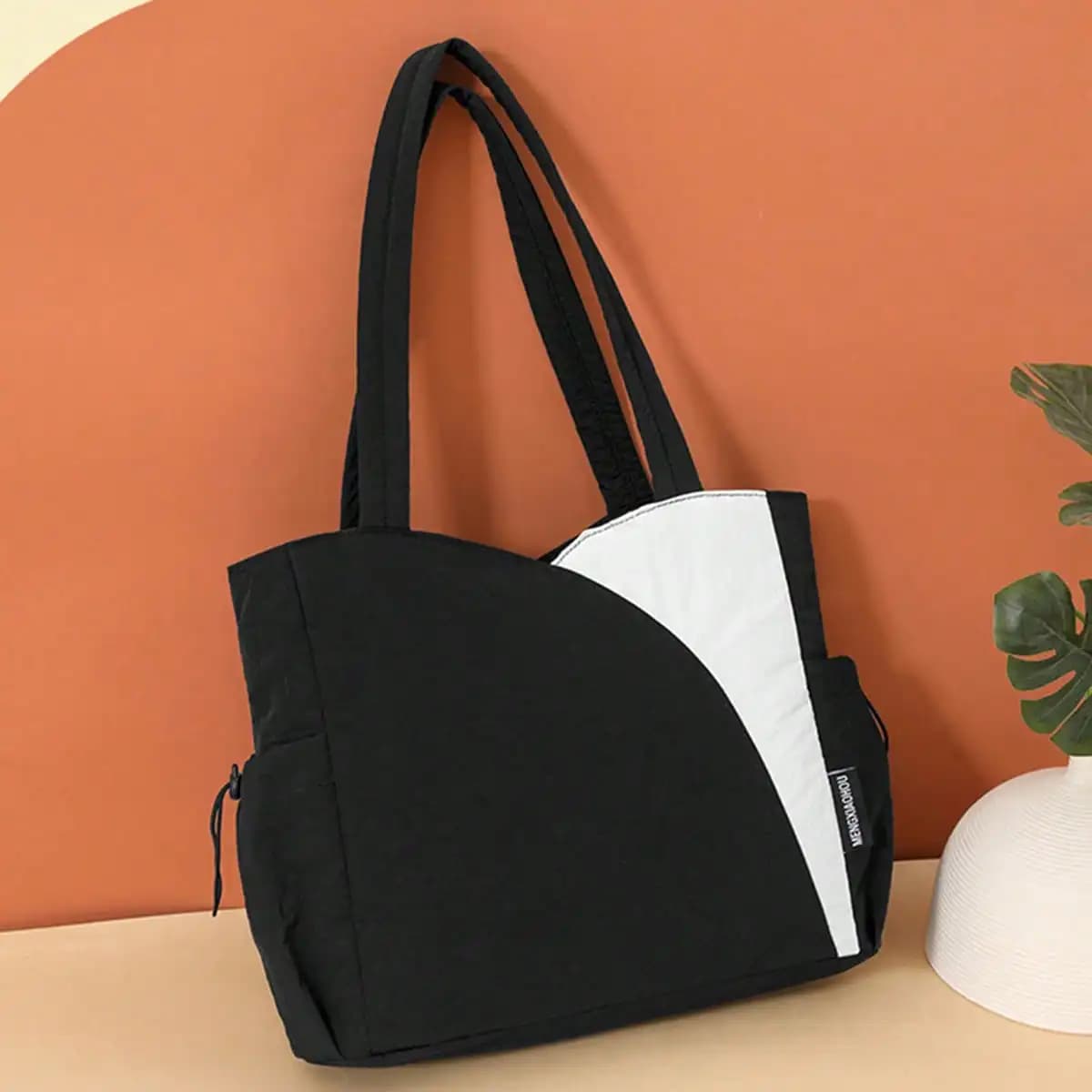Borsa tote da donna, borse da lavoro con cerniera per viaggi quotidiani, borse da insegnante/infermiera con scomparto per laptop