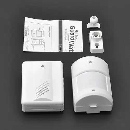 Campanello Wireless con Sensore di Movimento PIR per Benvenuto Clienti, Allarme di Sicurezza per Negozi e Aziende