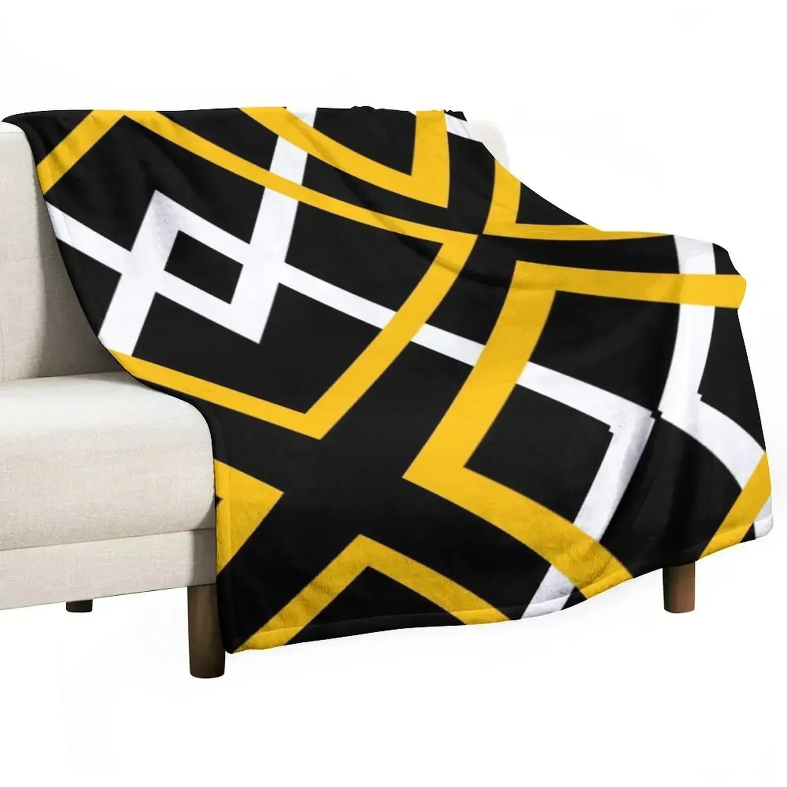 Art Deco Midnight Throw Pillow Throw Blanket Luxury Throw funny gift Soft Plush Plaid Luxury Softest Baby Blankets