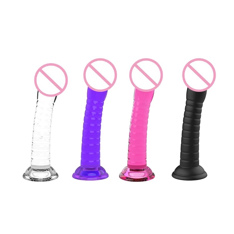 1 Pezzo Dildo Anale Morbido, Massaggiatore Prostatico, Plug Anale con Perline, Giocattoli Erotici per Uomini e Donne
