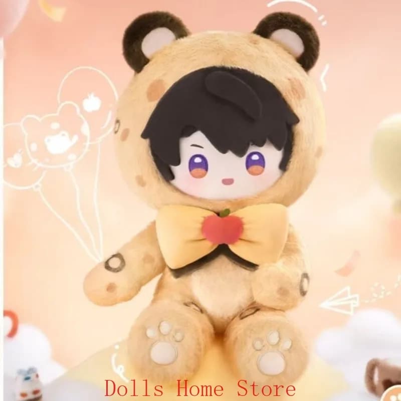 Peluche Anime Love and Deepspace Caleb Cosplay, Personaggio Cartoon 40cm, Morbido, Soffice, con Vestiti Intercambiabili, Regalo