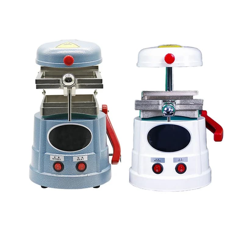 Dental vacuum molding machine, vacuum heater laboratory equipment for trays for mouthpieces with sticks