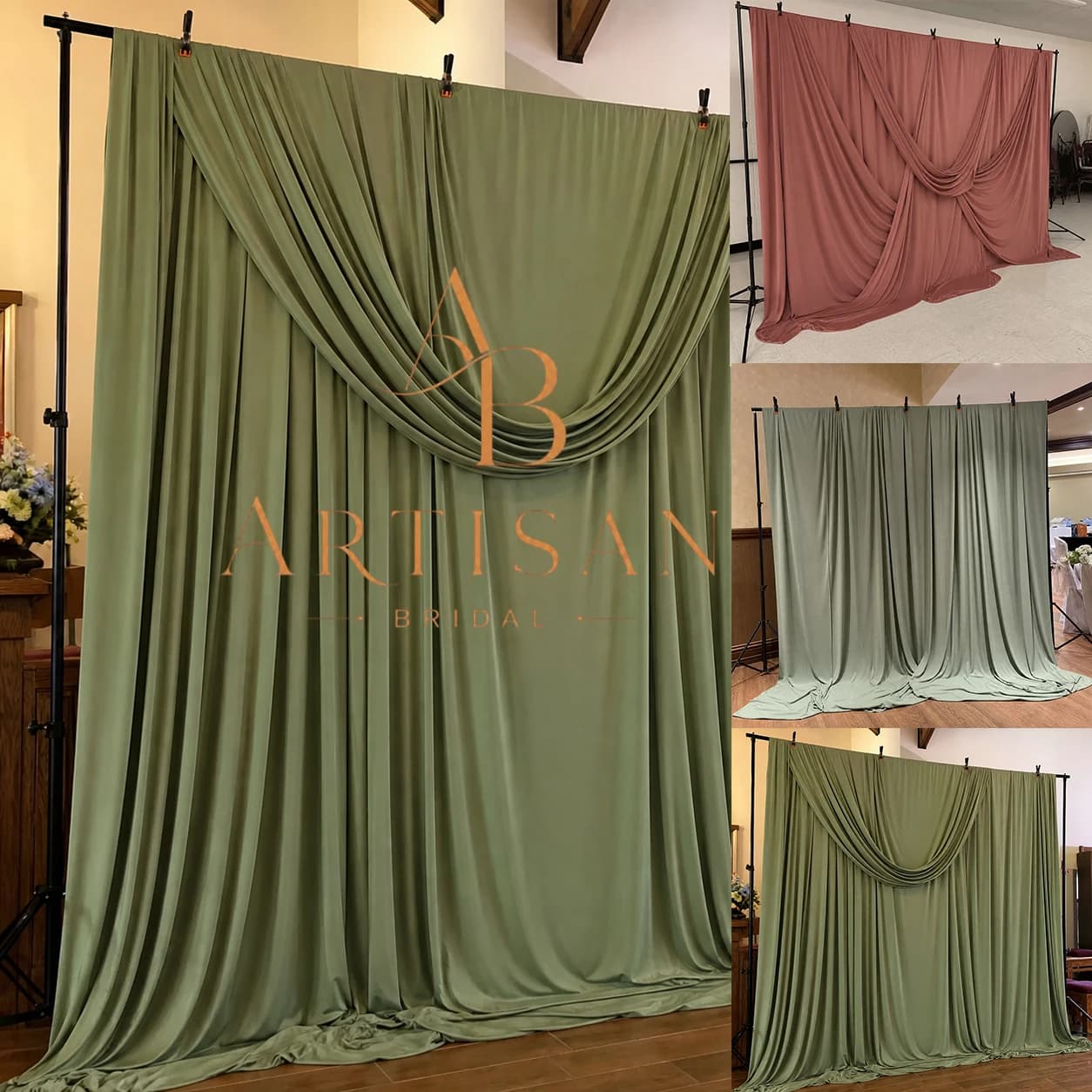 1.7M Wide Elasticity Fabric Wedding Decoration DIY Tablecloths Photography Background Clothing Lining Materials Hanging Curtains