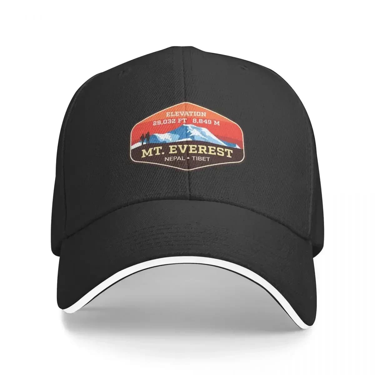 2026 Mt Everest Nepal Tibet - Colorful Mountain Trekking Badge Cap Fashion Casual Baseball Caps Adjustable Hat Summer Baseball H