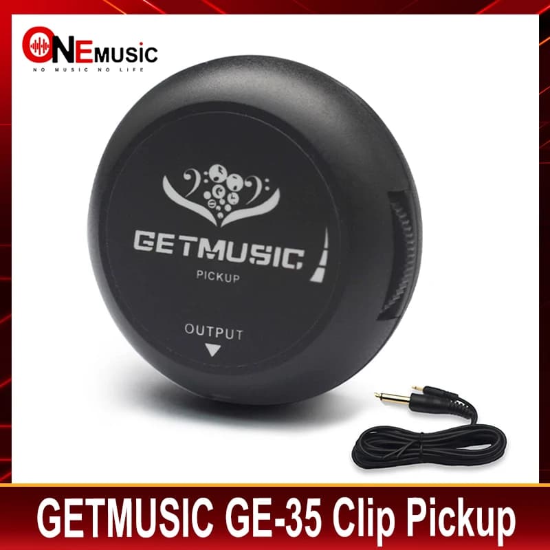 GETMUSIC Trasduttore Chitarra Acustica Pickup Piezo Microfono A Contatto per Kalimba Acustico Classico Violino Ukulele Mandolino Banjo