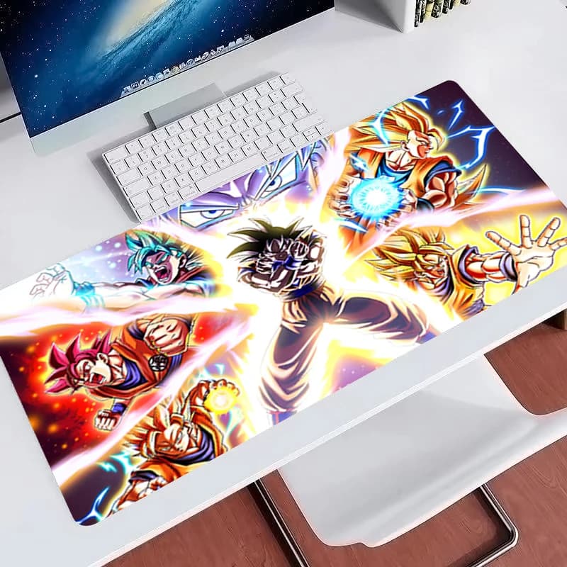 DBZ Mouse pad Professional E-sports Gamer Speed Anime Mousepads Gaming Non-Slip Keyboard Desk Mat Dragon Ball Extended Mousepad