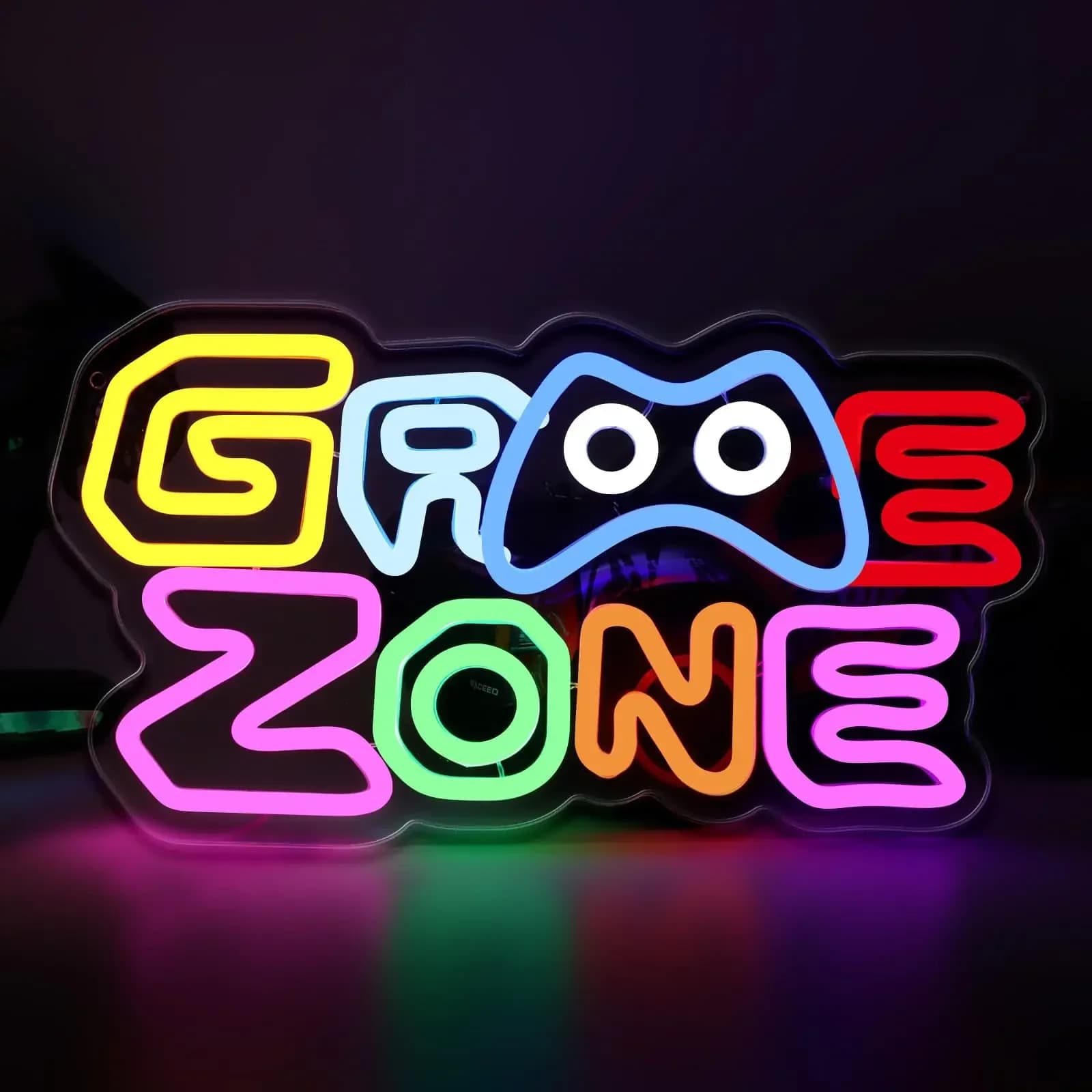 Insegna al neon a LED Game Zone per decorazioni da parete Insegne con luci al neon da gioco alimentate tramite USB per regali per la camera da letto della sala giochi Gamer