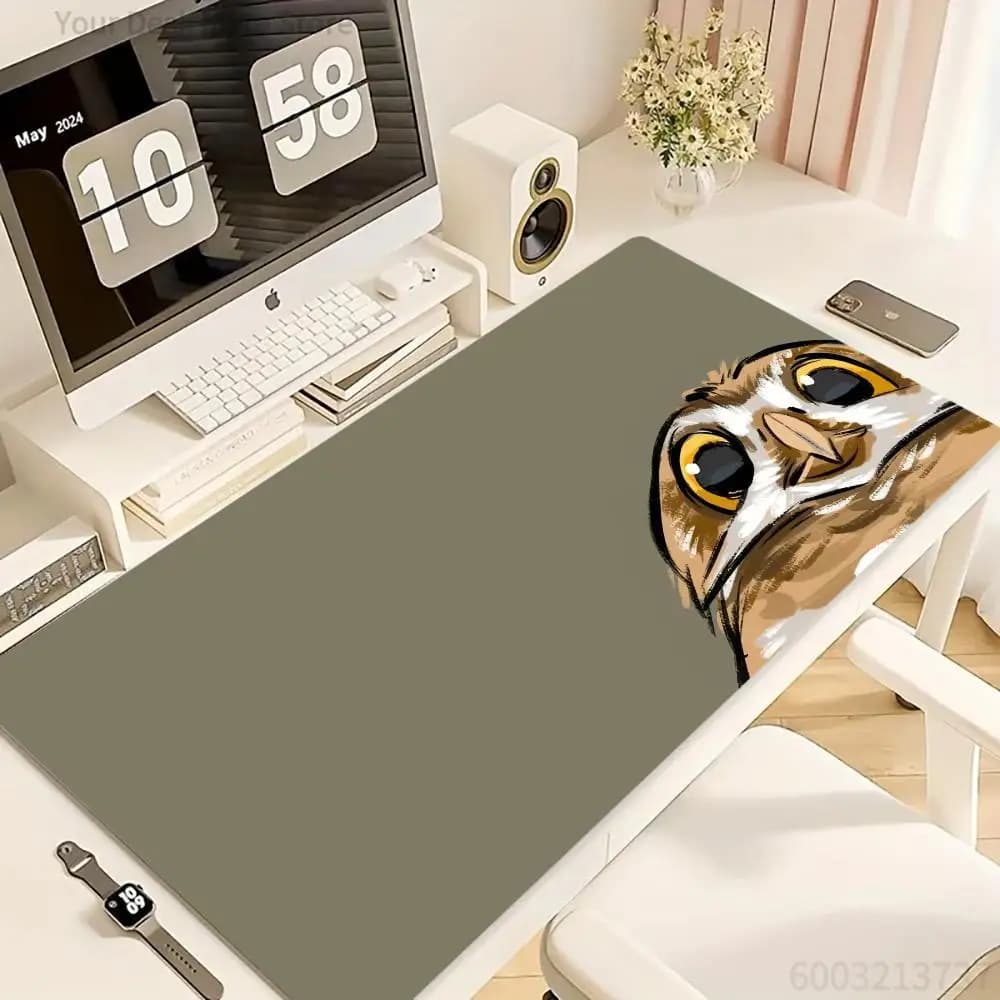Anime cute bird Mouse Pad Computer Accessories Office Game Table Mats Rubber Anti-slip Gaming Keyboard Mousepads Desk Pads