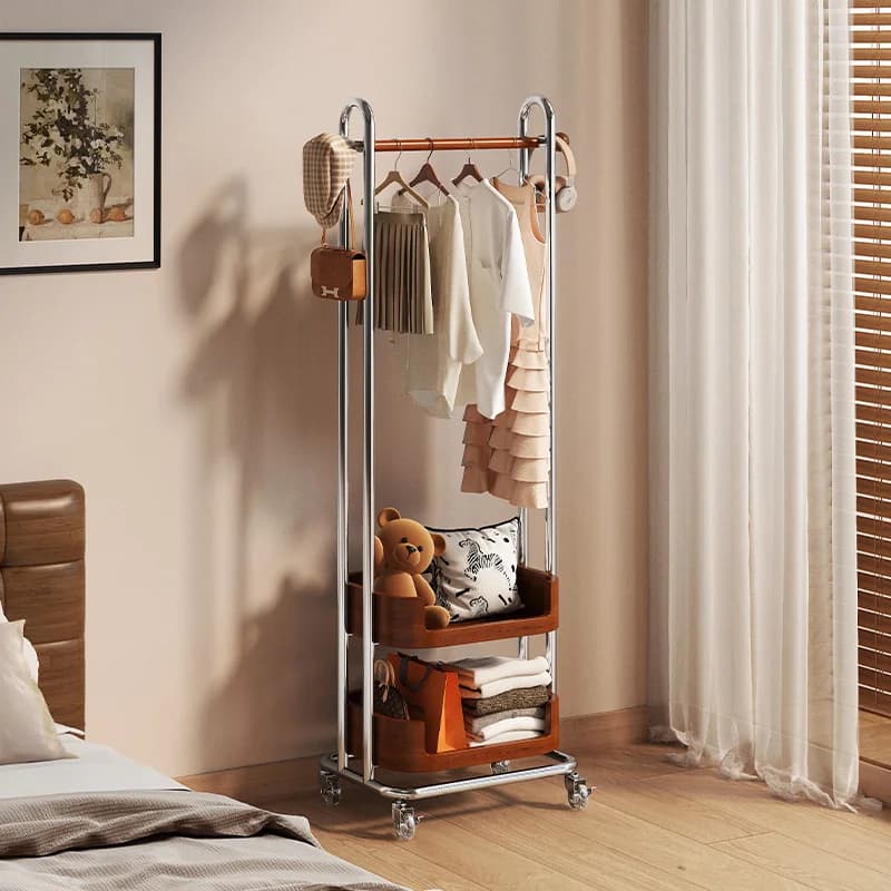 Appendiabiti dal pavimento al soffitto Appendiabiti rimovibile per camera da letto