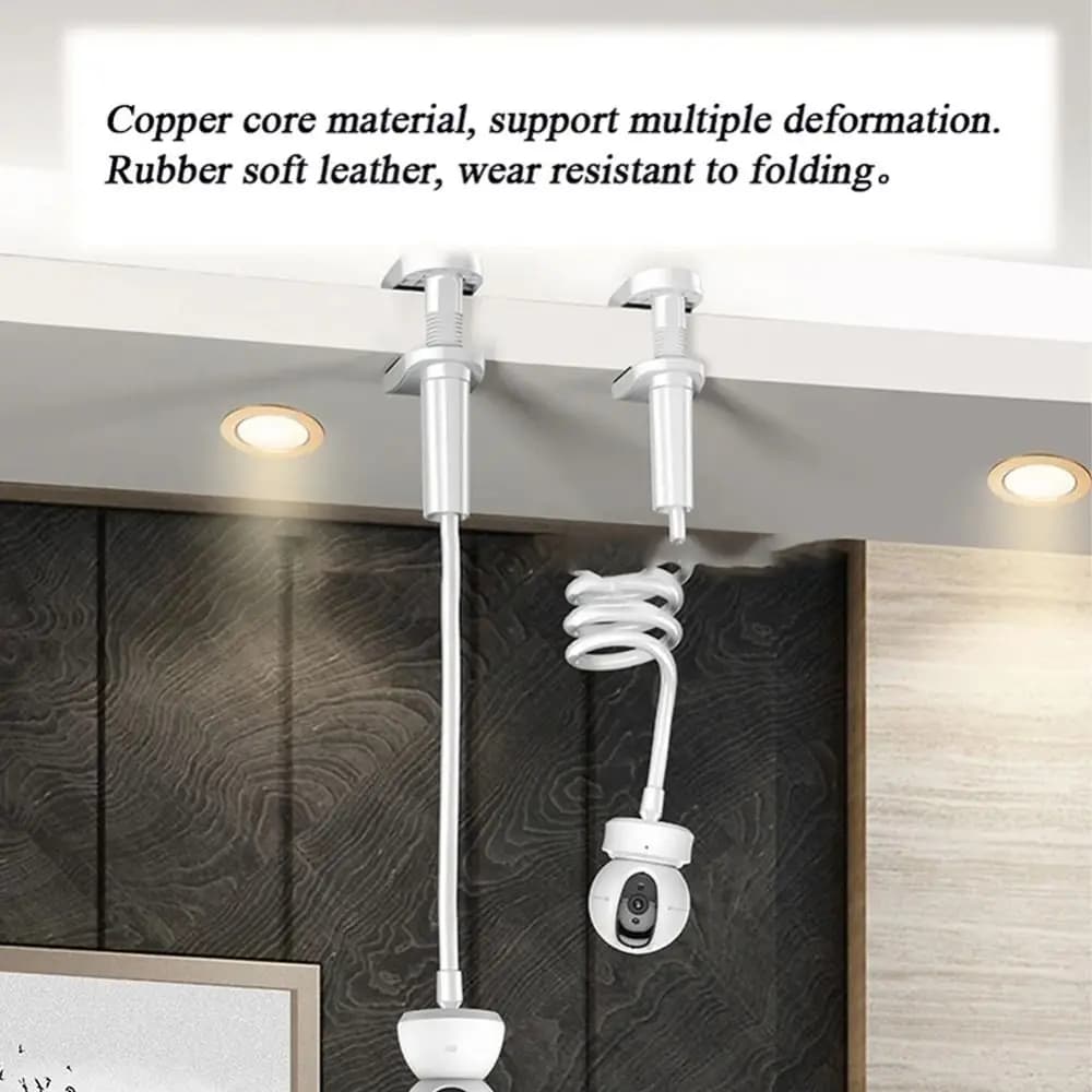 Supporto per clip per telecamera di sicurezza senza punzonatura Miglioramento domestico Culla regolabile Libro Clip da tavolo Forniture sicure