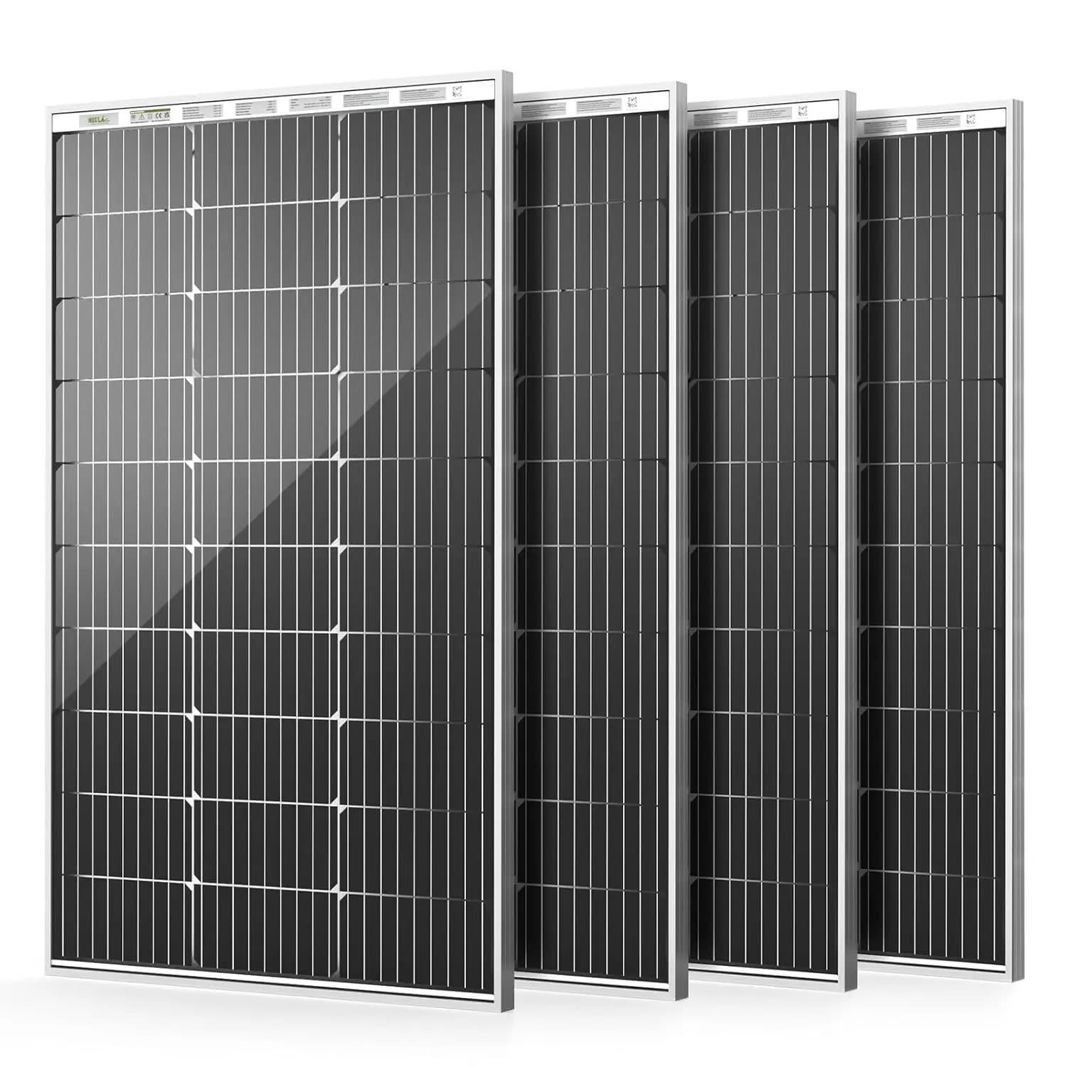 Pannello Solare Monocristallino Bifacciale 400W 12V 9BB, Modulo Fotovoltaico con Efficienza del 25% per Ricarica Batterie, Barche, Caravan, Off-Grid, Personalizzabile