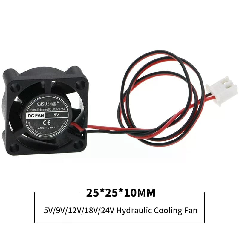 Ventola di Raffreddamento 25x25mm 30x30mm DC 5V 12V 18V 24V, Dissipatore di Calore Brushless per Chipset, Mini Ventola di Raffreddamento per Componenti di Stampanti e Proiettori