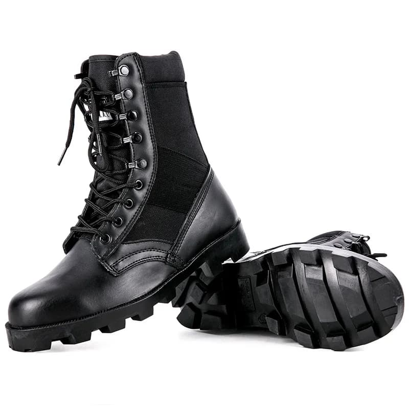 Camouflage Ankle Boots Men Outdoor Panama Soles Tactical Combat Boots Hunting Work Boot Man Hiking Shoe