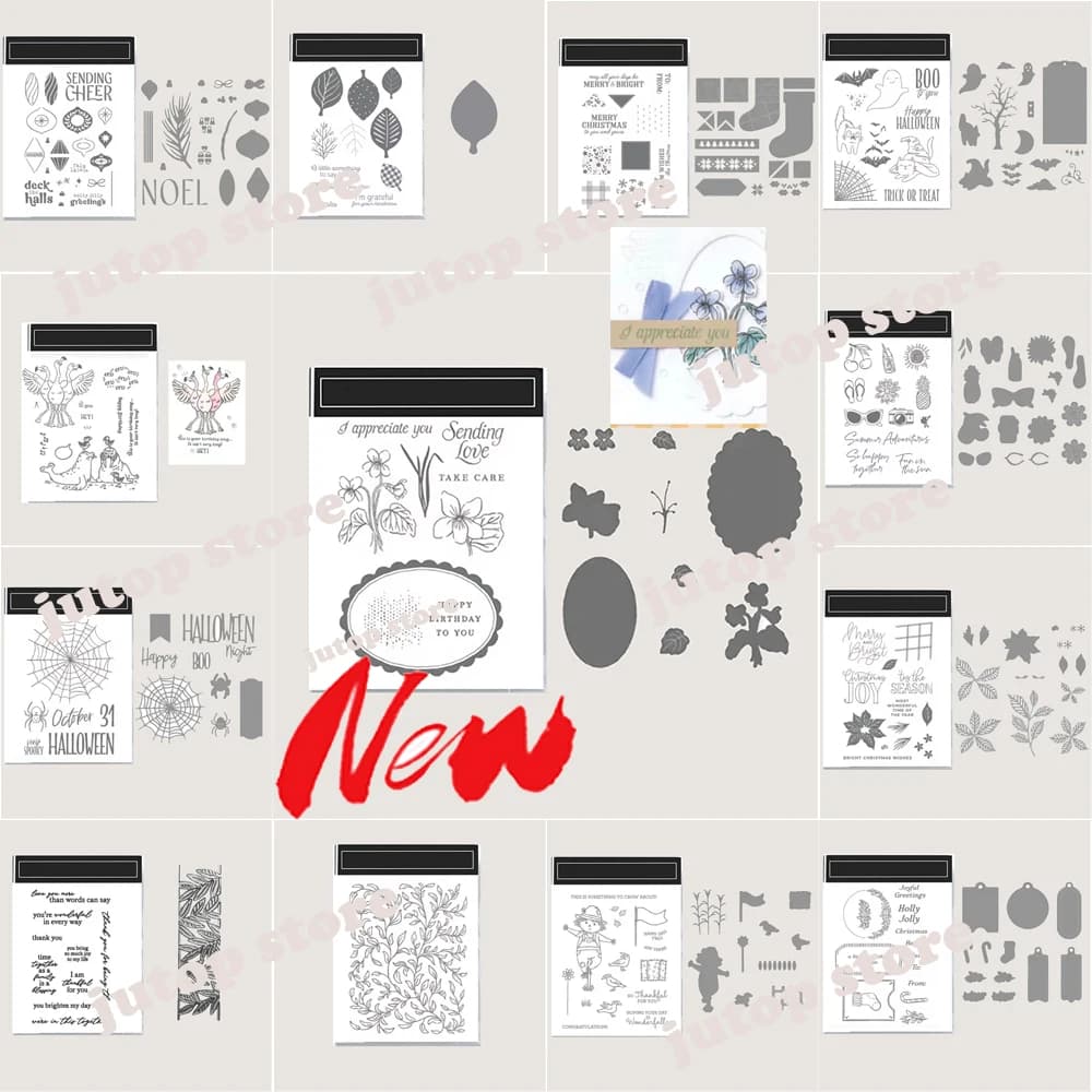 New Arrivals Stamps And Dies 2026 Birthday For Scrapbooking Sets Stamping Plates Dies Card Making journaling Supplies Craft