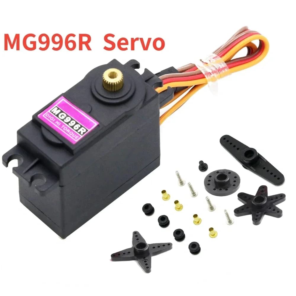 13KG di Coppia 4.8-6.0V Digitale Durevole Servo MG996 MG996R RC Servi Motore Ingranaggio Metallico per 1/8 1/10 RC Auto JR Robot Elicottero Barca