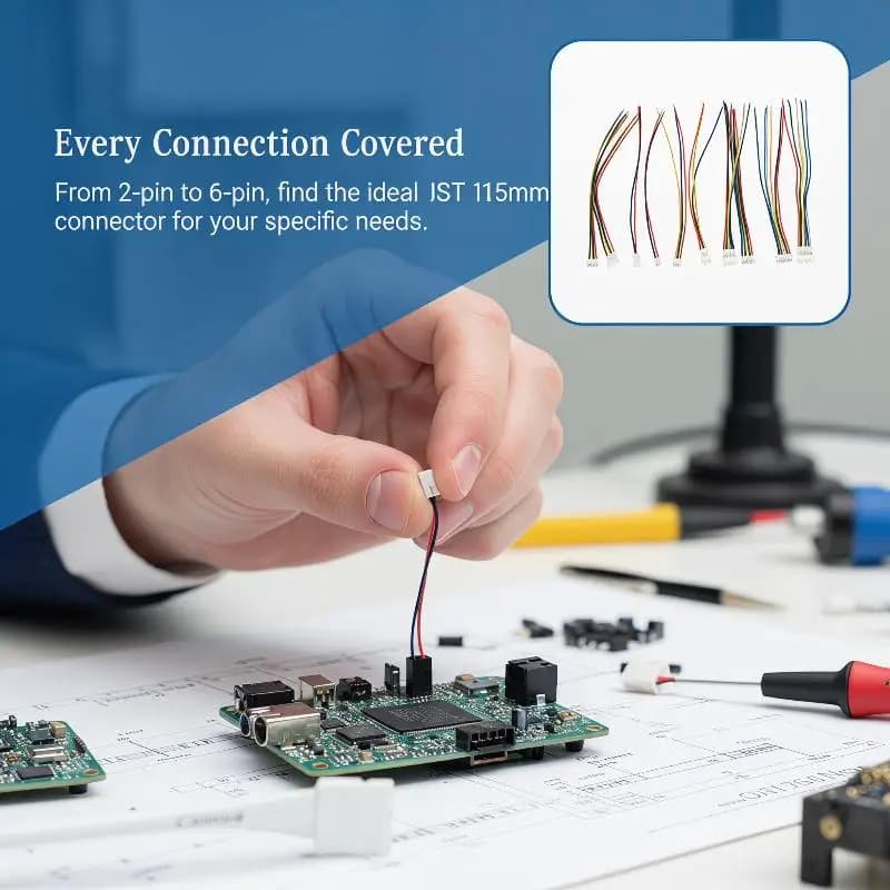 1.25mm JST 10Pcs Mini Micro Connector Cable 2 3 4 5 6 Pin Male Female Plug Easy Install For LED Strips