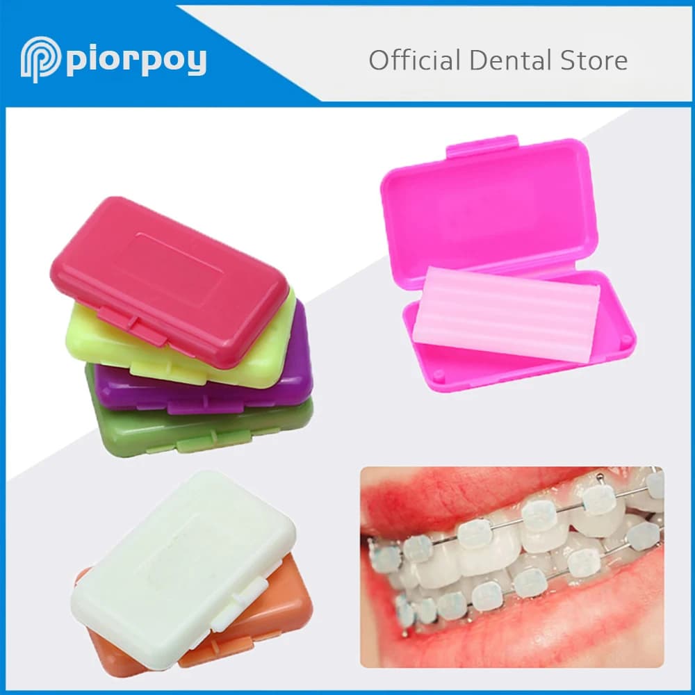 PIORPOY 10 Orthodontic Waist Boxes for Tooth, For Wearing Devices, Dental Whitening, Orthodontic Waist Sticks, 10 Types, Dental Material