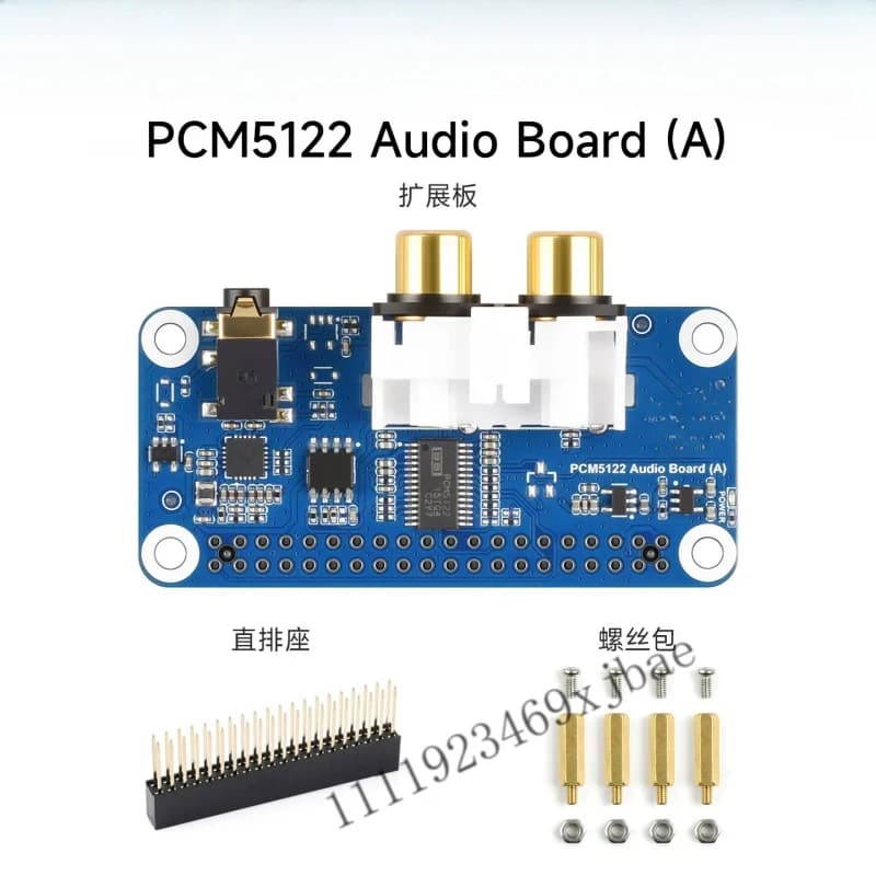 Modulo Audio DAC I2S PCM5122 HIFI per Raspberry Pi 5/4/Zero, Senza Driver