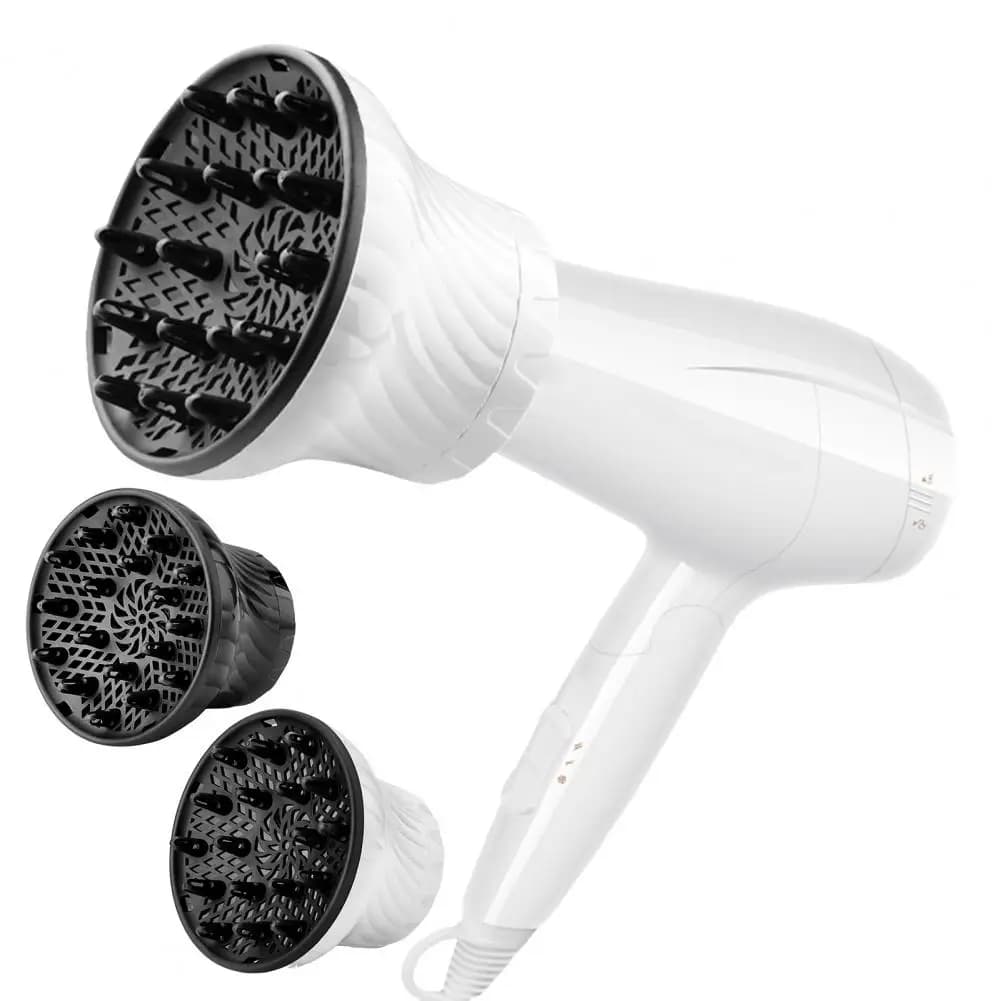 Diffusore Universale per Asciugacapelli, Accessorio per Capelli Lunghi, Spessi, Ricci e Ondulati, Ugello Volumizzante per Asciugacapelli