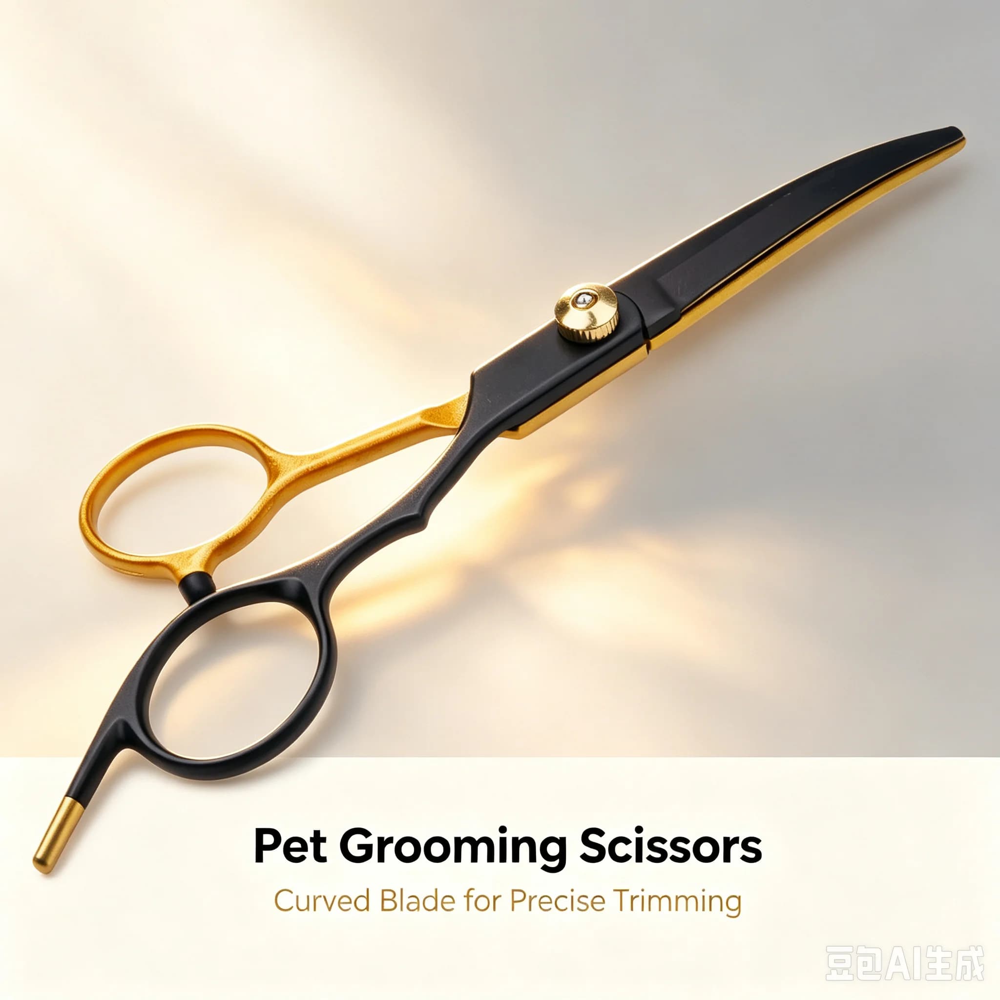 Professional Pet Grooming Scissors Stainless Steel - Right Hand Orientation, Multi-Purpose Hair Trimming Shears For Dogs Pets