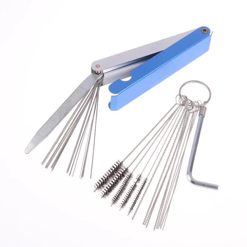 Carburetor Carbon Dirt Jet Remove Cleaning Needles Brushes For Automobile Motorcycle ATV Welder Carb Chainsaw