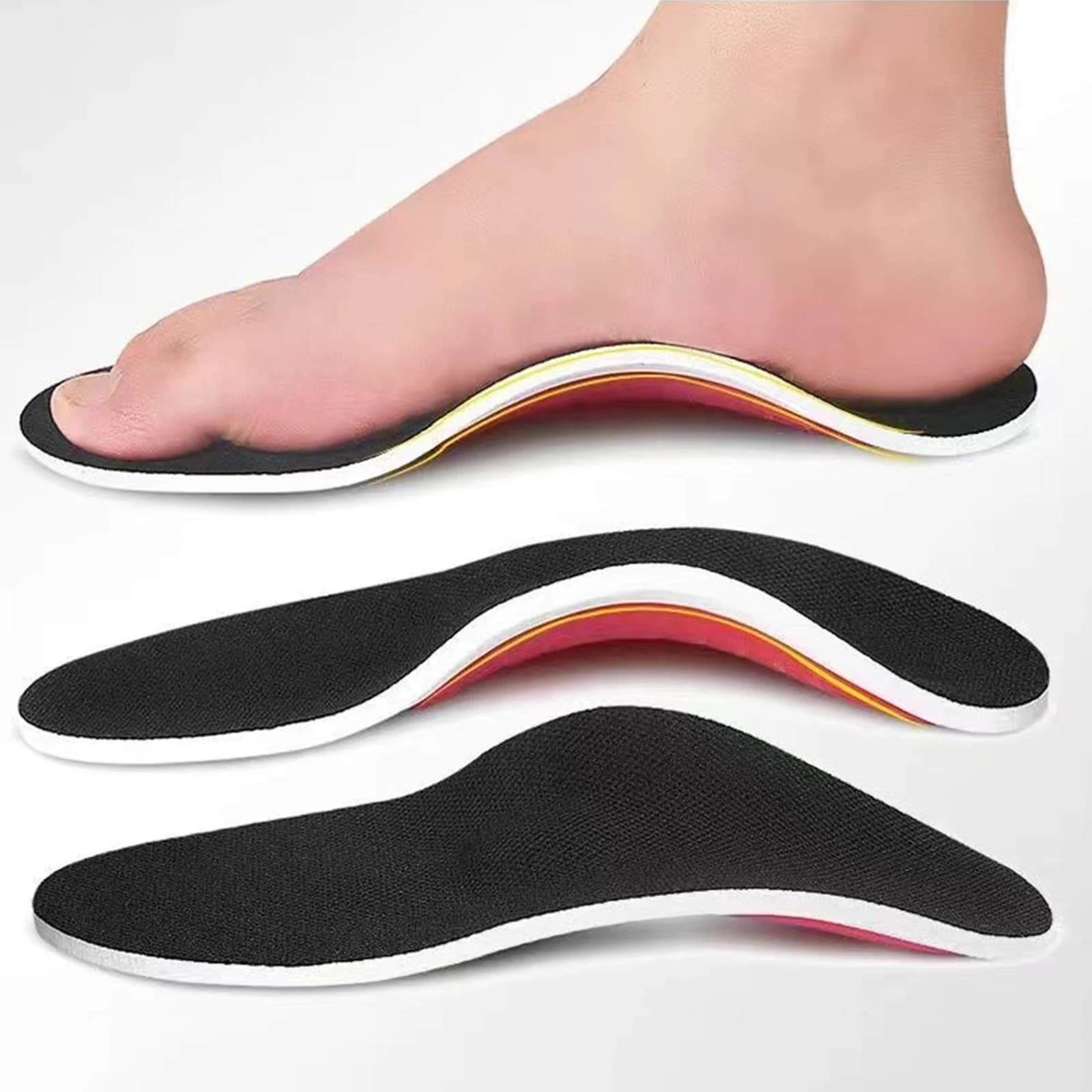 soletta, soletta sportiva da uomo e da donna, anticaduta, resistente all'usura, che assorbe il sudore, comfort duraturo, soletta di supporto