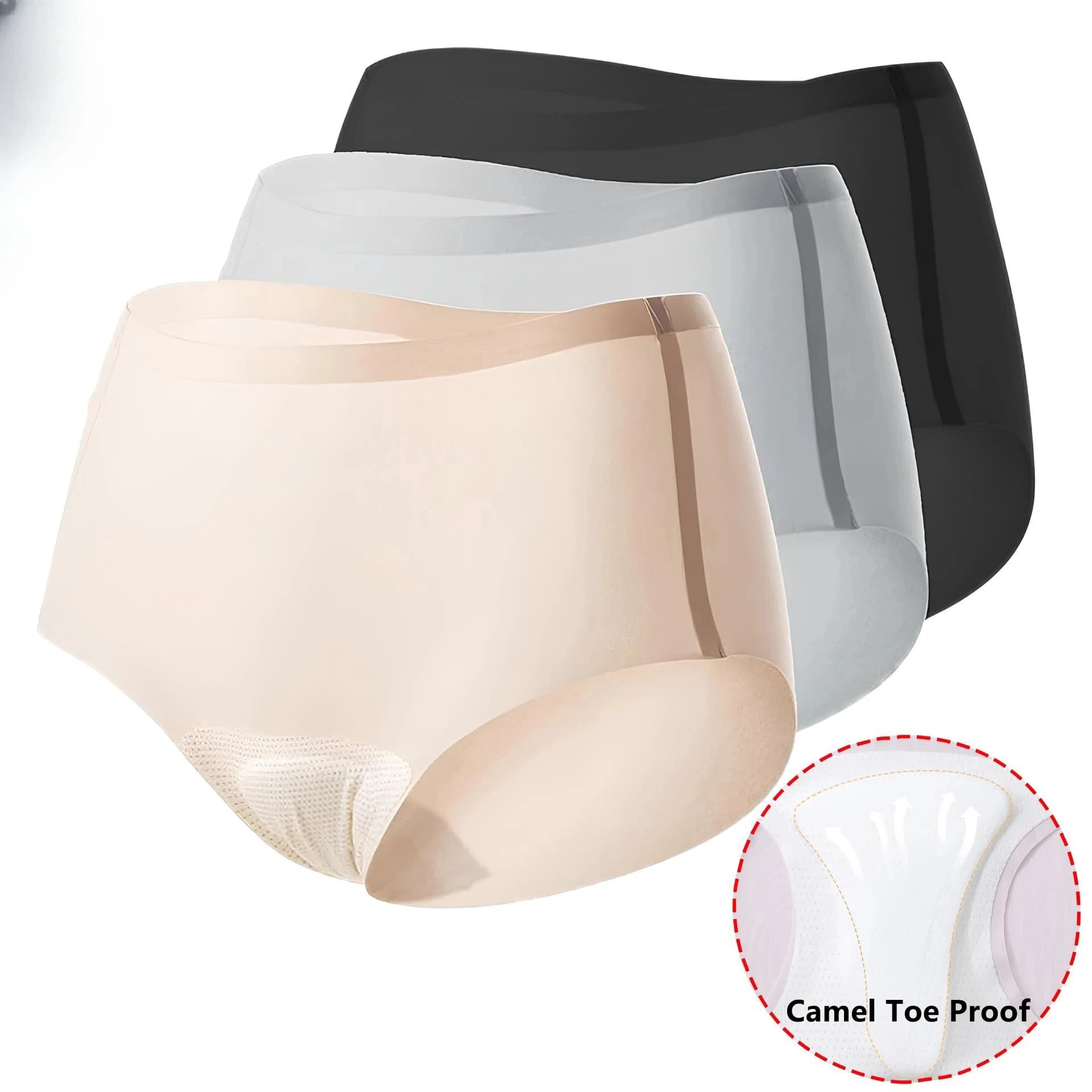 Intimo a prova di correttore con punta di cammello Mutandine con copertura della punta di cammello Senza slip in cammello Perizoma senza cuciture per leggings Bikini
