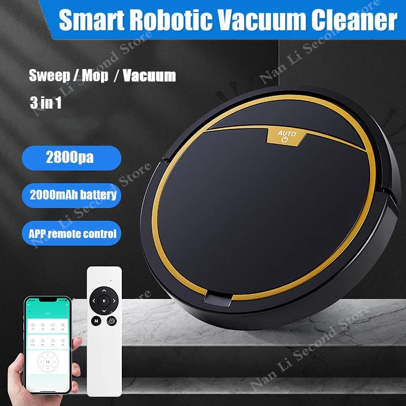 Smart Sweeping Robot App Controls Large Suction Robot Dry And Wet Sweeping And Mopping Smart Vacuum Cleaner Remote Control
