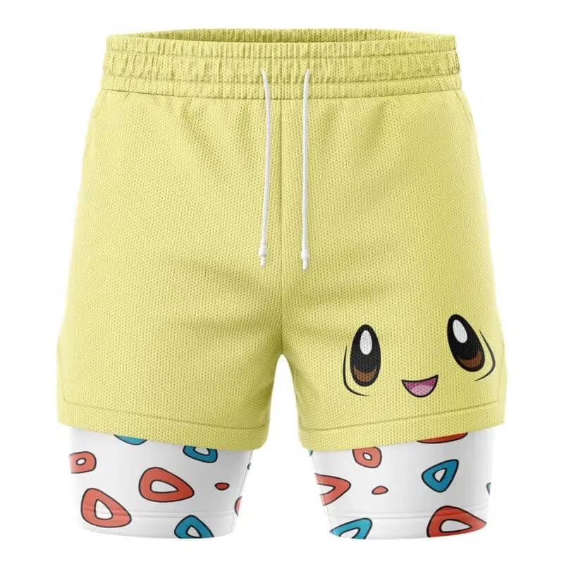 Pantaloncini da uomo alla moda, dinamici e motivanti con motivi anime, ideali per il fitness