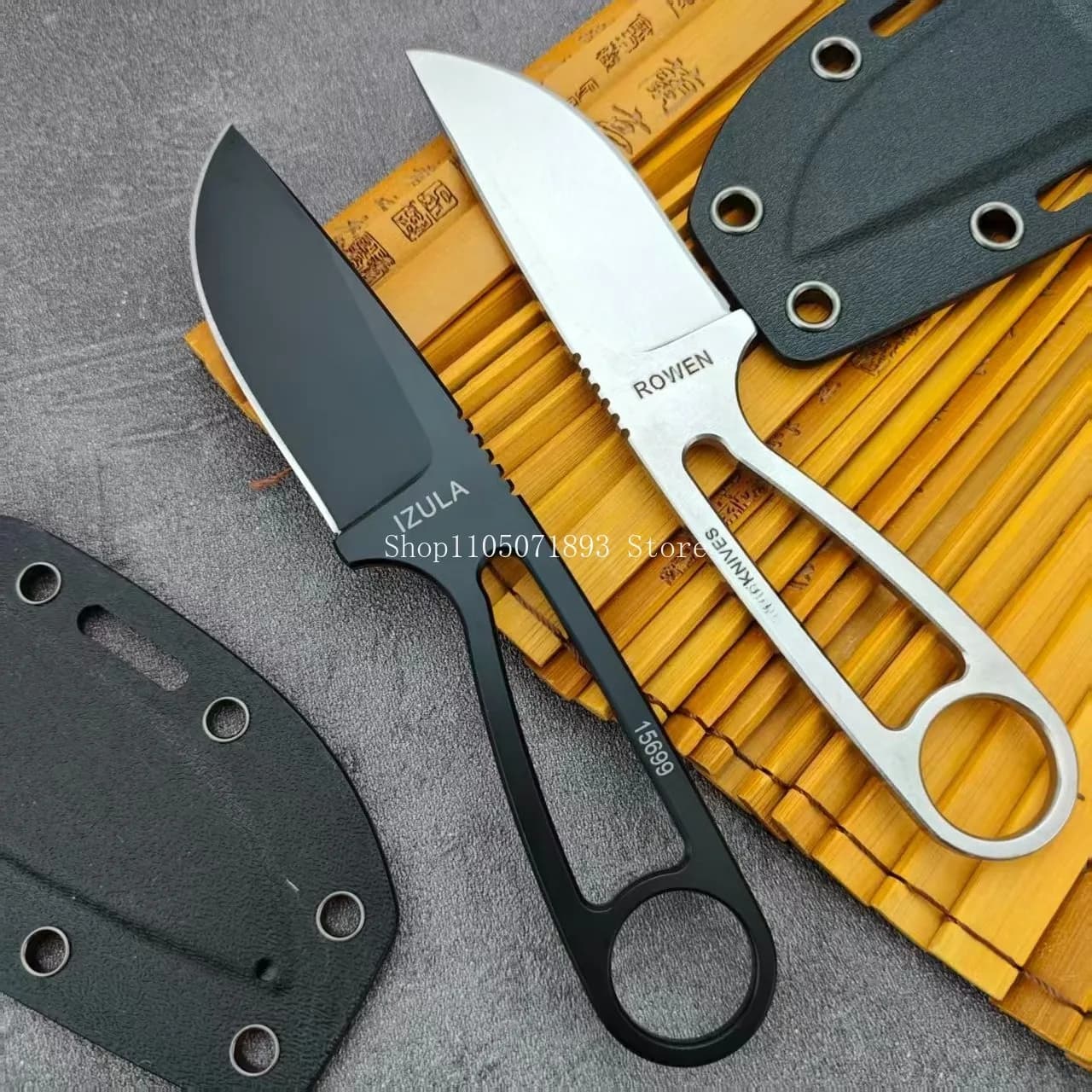 Coltello Fisso in Acciaio per Campeggio e Pesca, Multiuso per Esplorazione nella Natura, Attrezzo Pratico per Arrampicata e Escursionismo