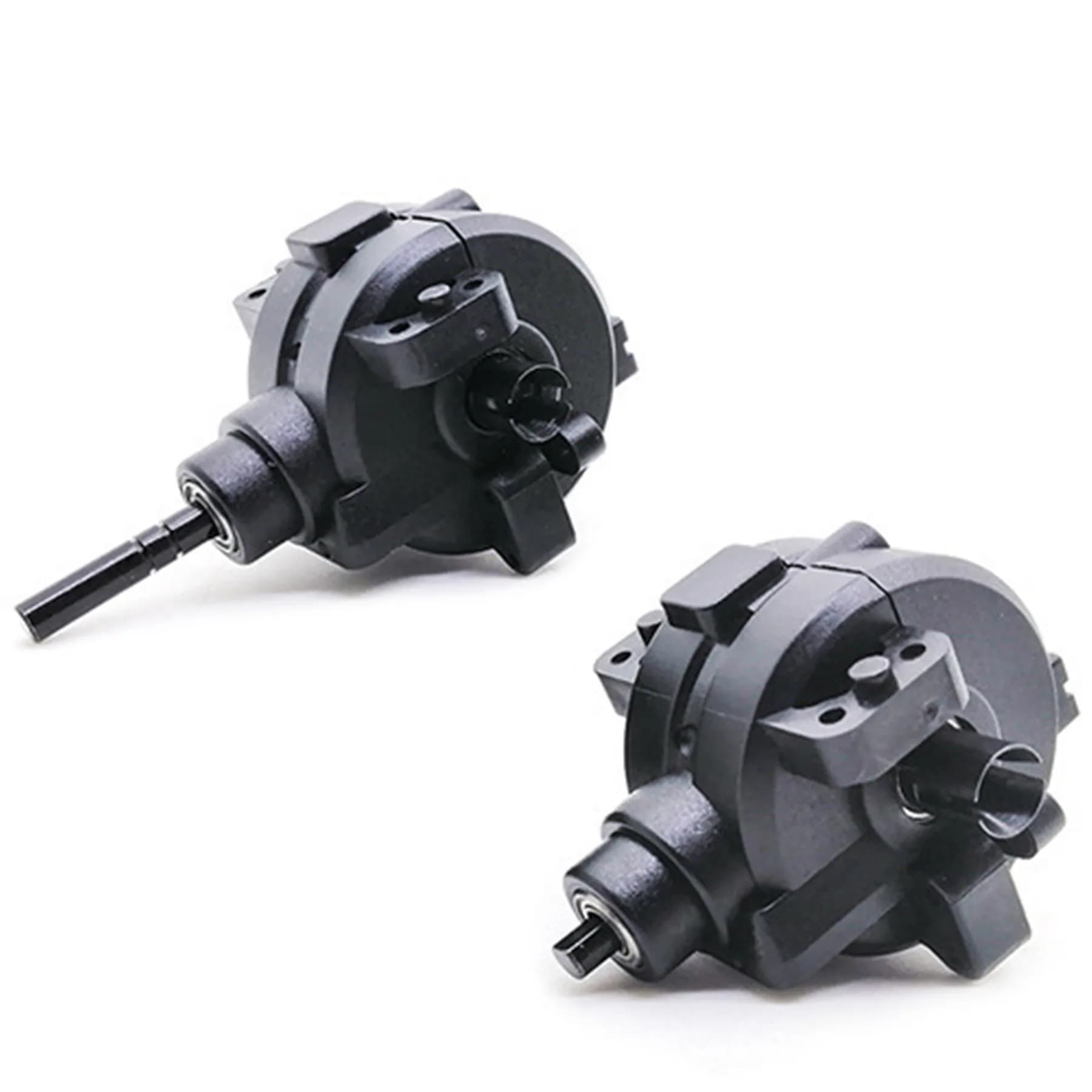 1/10 RC Car Front & Rear Drive Diff Gear Box Assembly Set Upgraded Parts Compatible with 1:10 RC Car HSP Redcat Himoto Volcano