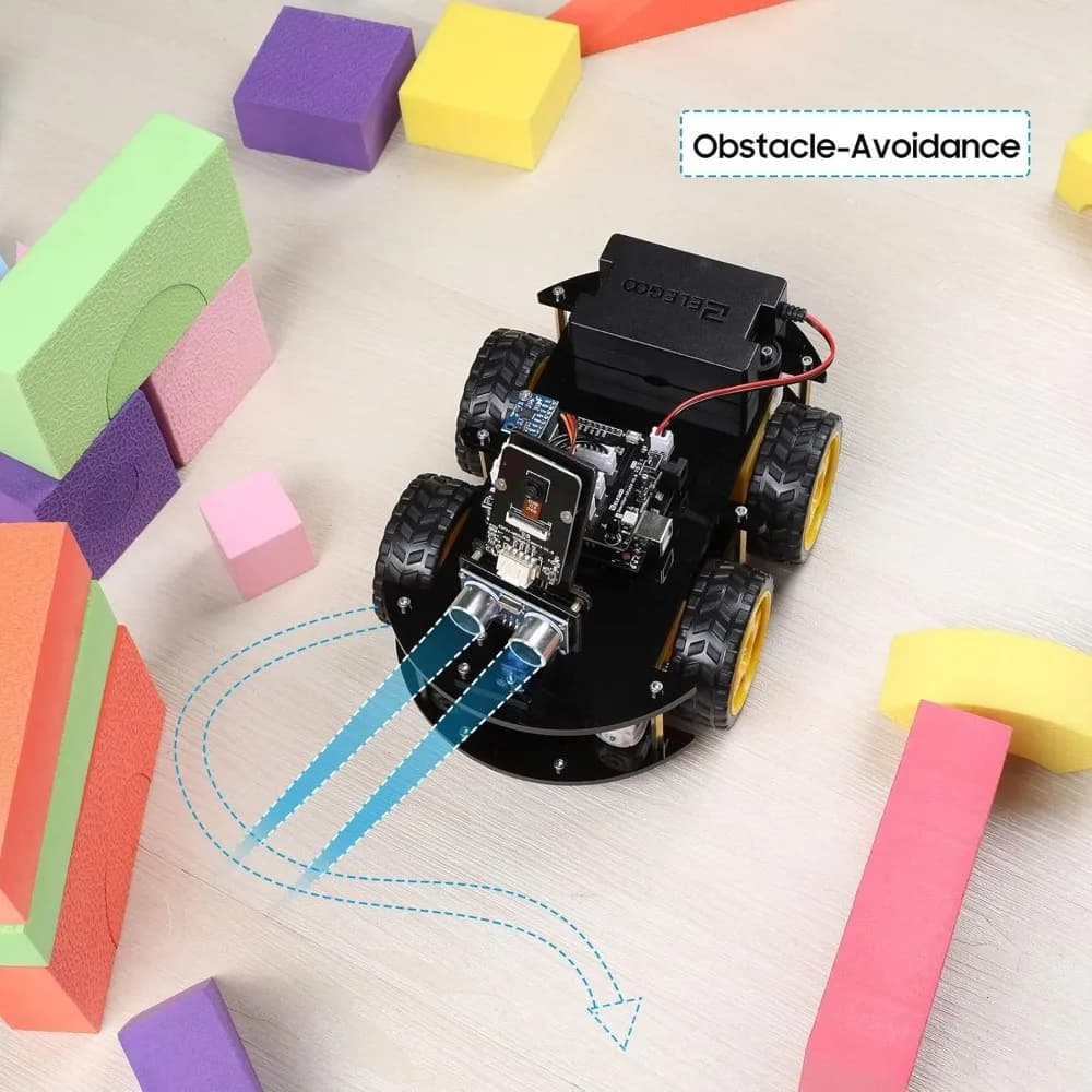 Kit Robotico STEM per Arduino, per l'Apprendimento della Programmazione, dai 8 ai 16 Anni, Progetto Scientifico e Ingegneristico, Giocattolo DIY per la Codifica, Regalo per Adolescenti