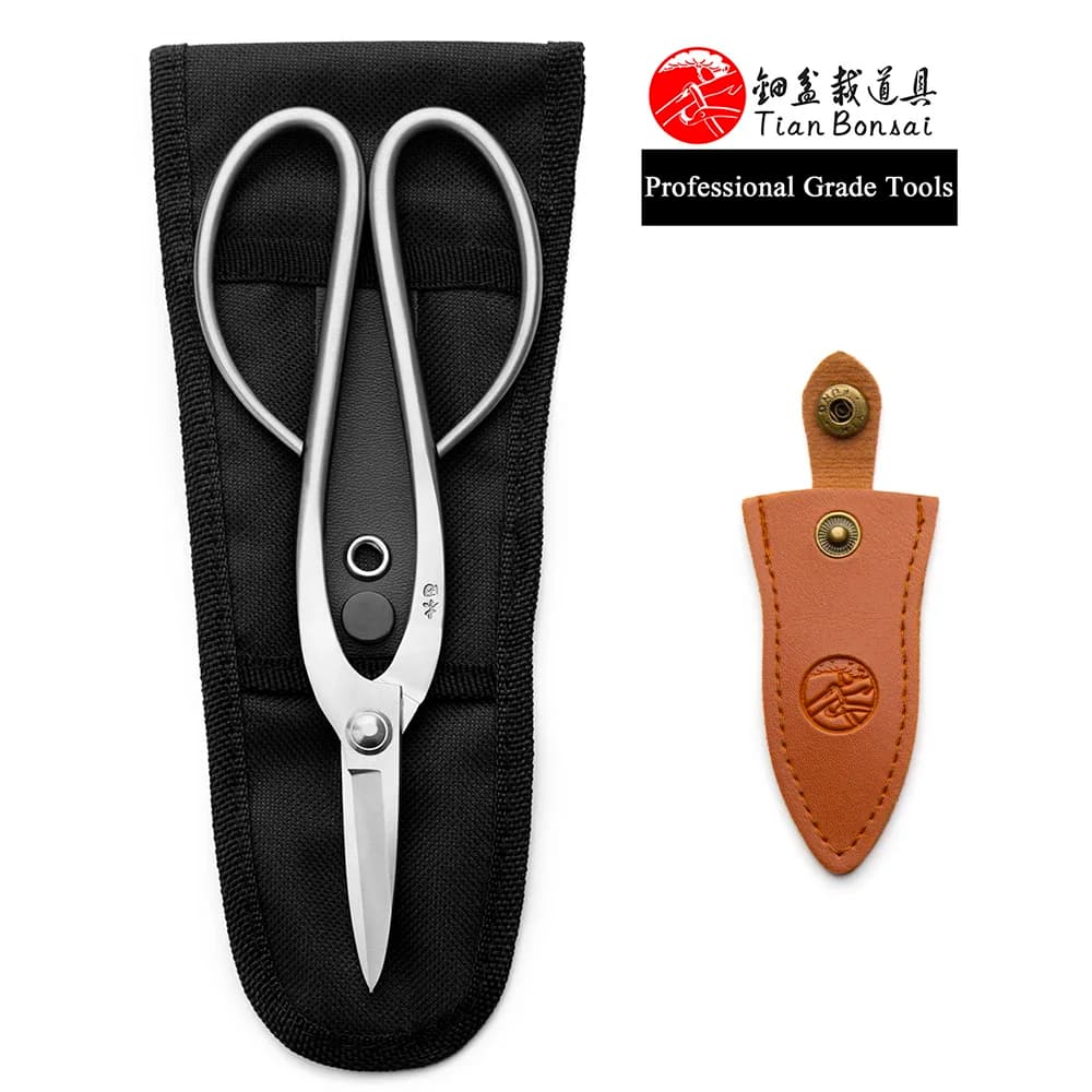 Professional grade 5Cr15MoV alloy steel 200 mm pruning scissors, TianBonsai bonsai instruments