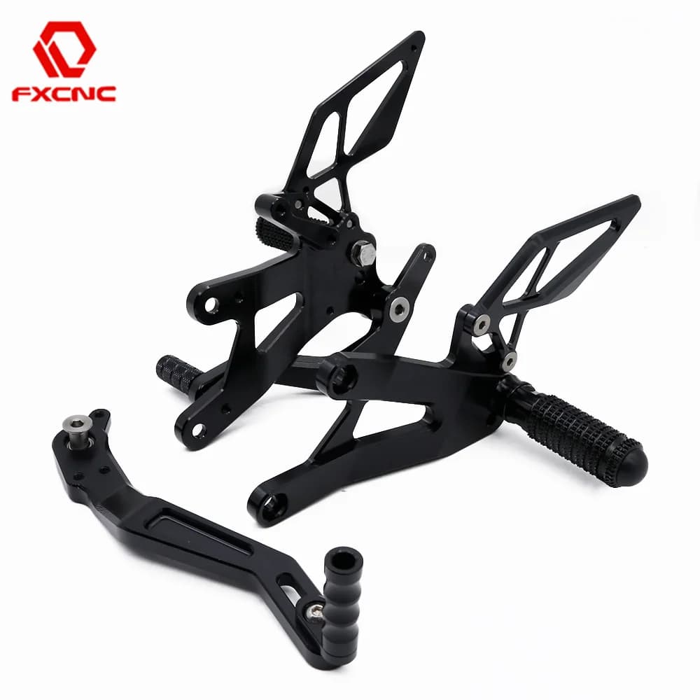 Misura Per Zontes 703RR CNC In Alluminio Del Motociclo Rearset Posteriore Set Piede Peg Pedale Poggiapiedi Pedana Accessori