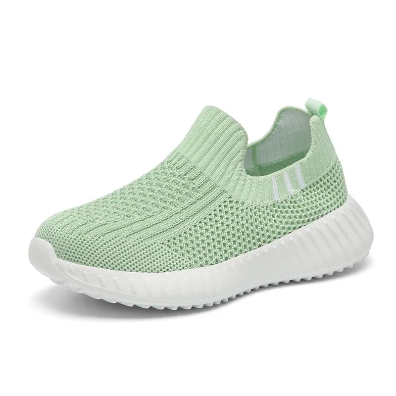 Summer Kids Casual Athletic Sneakers Full Fine Mesh Breathable Soft Foam Cushion Outdoor Daily Walking Footwear
