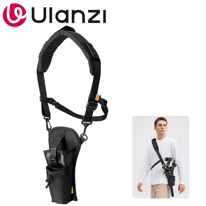 Ulanzi CB01 Camera Gimbal Holster Three-Point Carry Shoulder Strap for DJI RS 4 Pro Mini RS 3 Mini Stabilizer