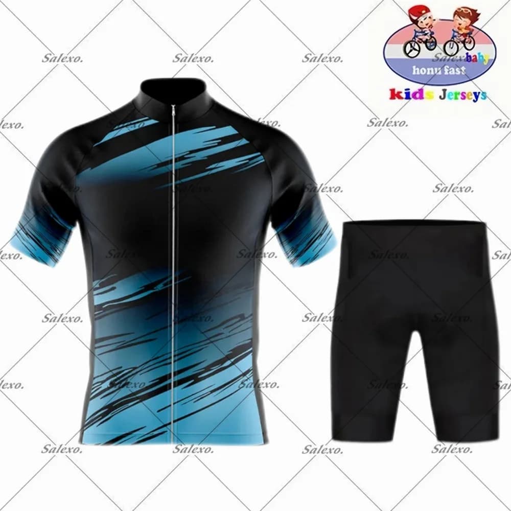 2026 Boy Summer Pro Team Shorts Cycling Shirts Set Kids Road Bike Short Shirts Cycling Clothing For Kids