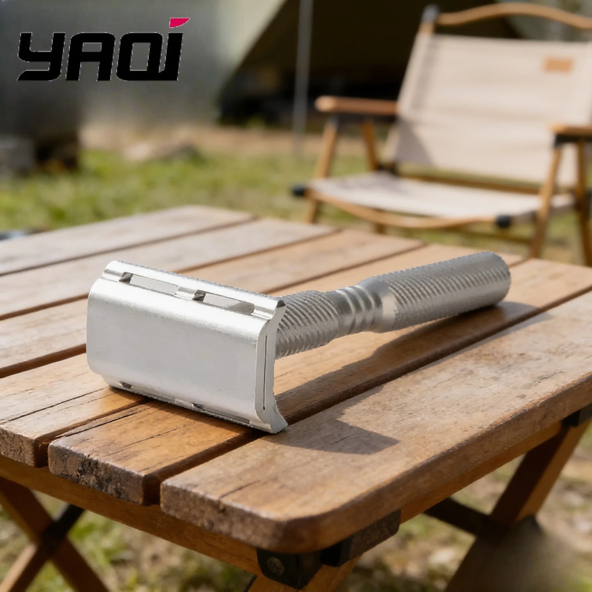 Rasoio da barba Noble Beard Shaver Yaqi Shaver YAQI Ghost (versione in alluminio) Rasoio da barba leggero e sicuro