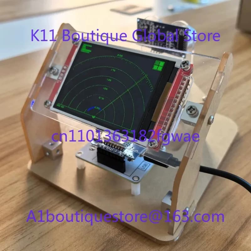 Arduino/STM32 Ultrasound radar scanner Student technology Creating DIY creative toys Scientific and technological innovation handmade