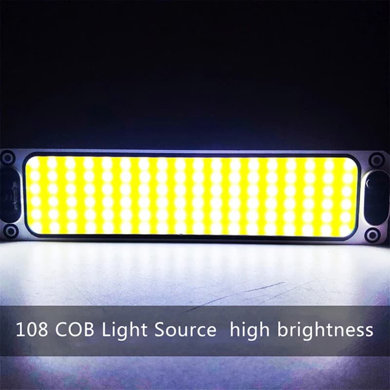 Lampadina a striscia LED COB 12V 24V per auto, camion e illuminazione domestica – Interruttore indipendente, luce di lettura