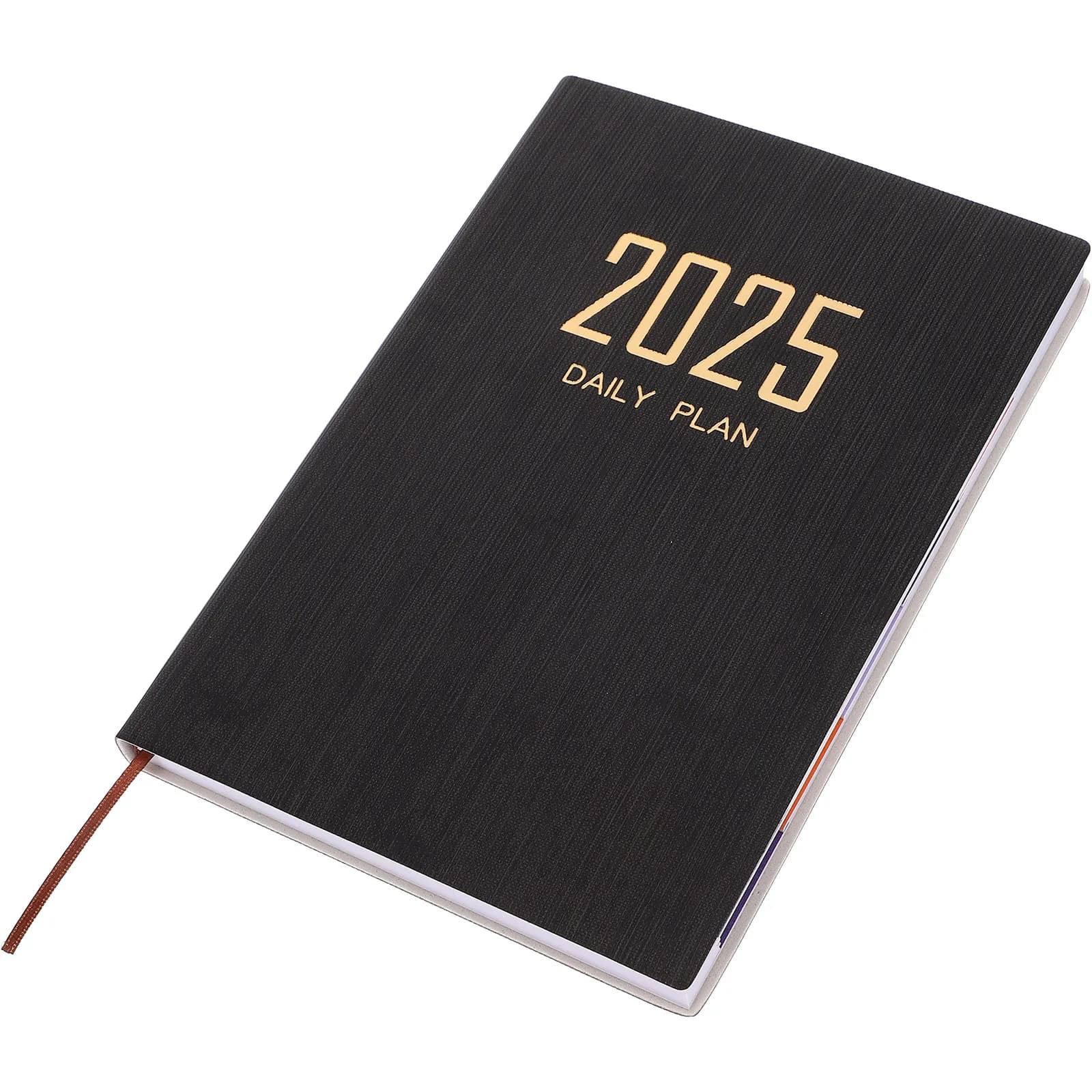 Agenda 2025 Giornaliera, Settimanale e Mensile, Formato A5, Carta Liscia, Senza Sbavature d'Inchiostro, Compatta e Portatile, per Studenti