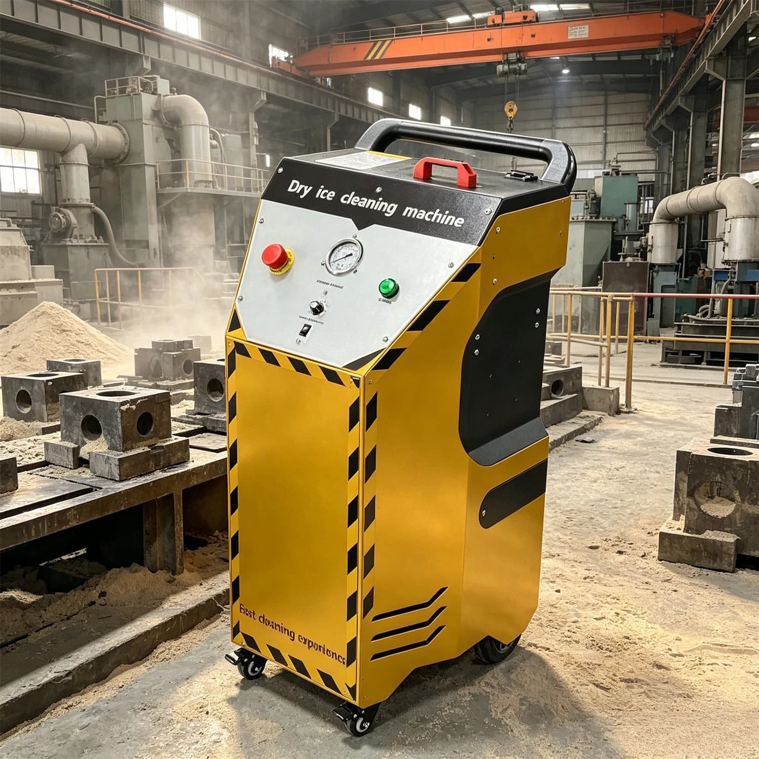 CustomizedHigh Pressure Dry Ice Cleaning Machine Professional Dry Ice Blaster for Rust Paint Oil Stain and Carbon Removal