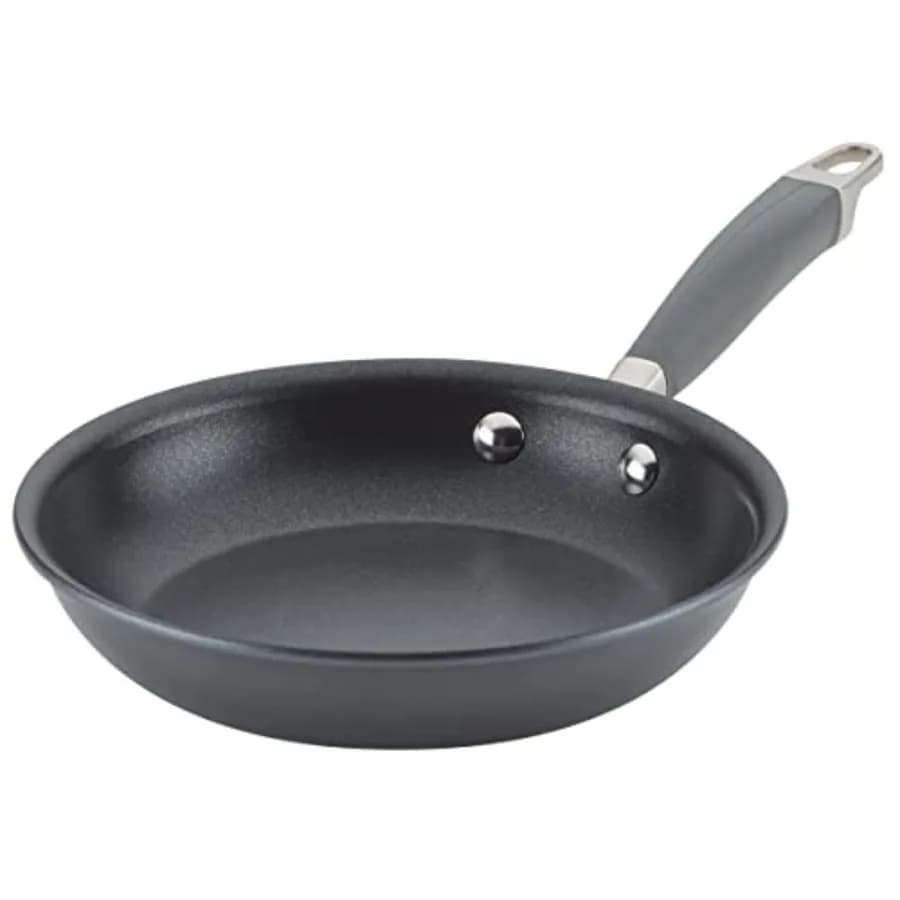 Advanced Home Hard Anodized Nonstick Frying Pan, 8.5 Inch Small Non Stick Egg Pan, Durable Nonstick Skillet