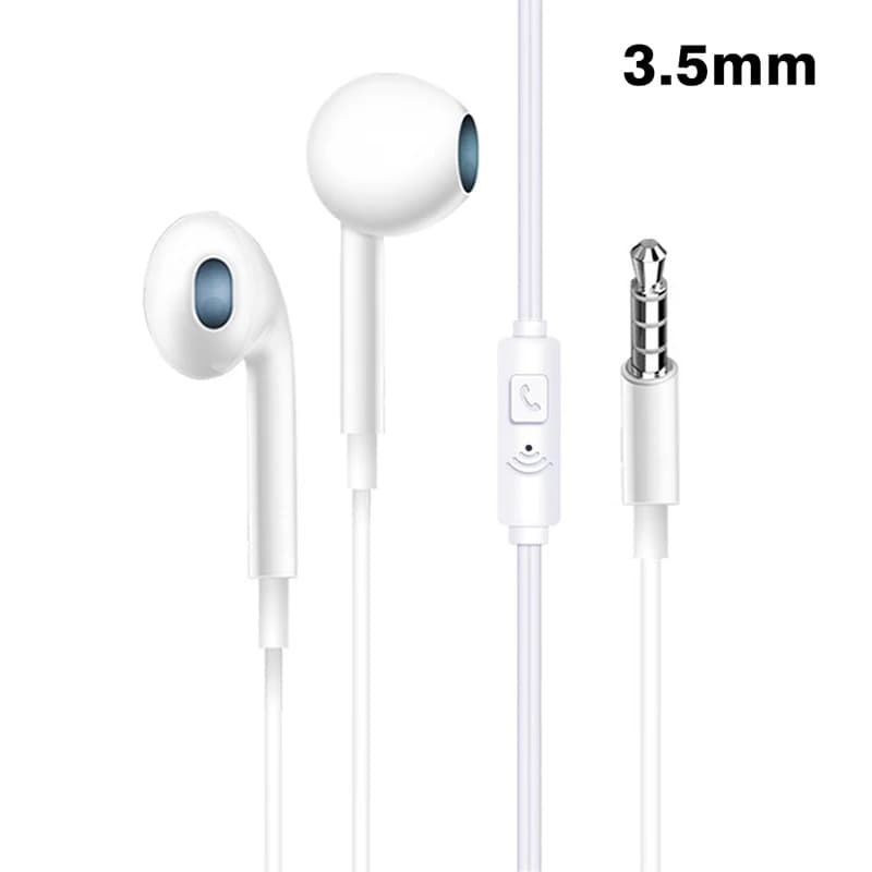 3.5 mm Super Bass sports headphones with built-in microphone In-ear music headphones for Huawei Xiaomi