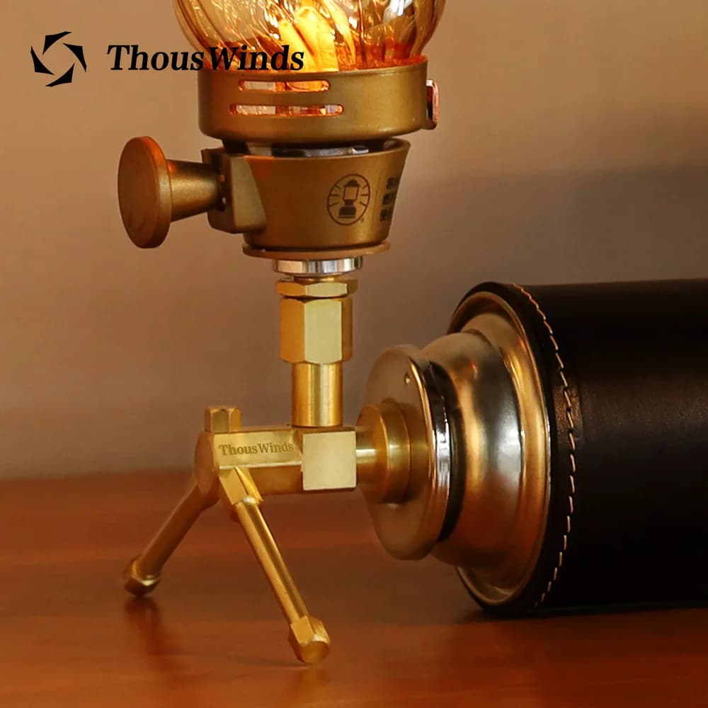 Thous Winds outdoor stove burner adapter, integrated gas oven accessories for hiking, gas cartridge reservoir adapter for camping gas, tripod