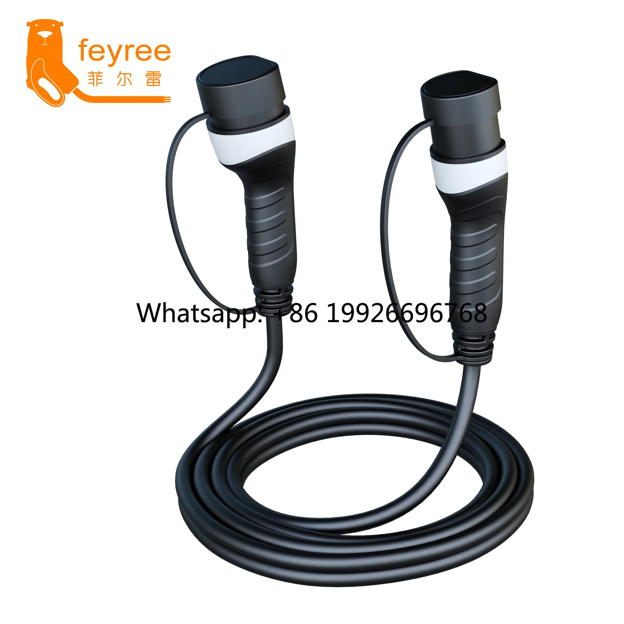 EV Feyree Charging Cable Type 2 Female-Maschio 16A 11KW 32A 22KW Trifase for Electric Car IEC62196 for Charging Station