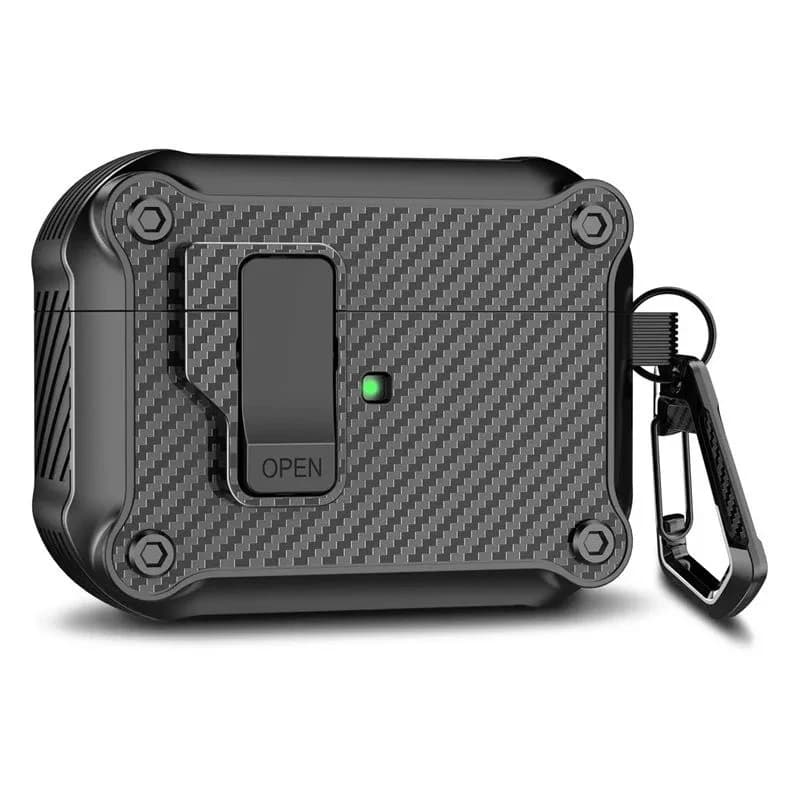 For AirPods 4 Airpods Pro 2 3 Carbon Fiber Pattern Anti fall Protective Case For Airpods 4 Airpods Pro 2 3 Cover Funda