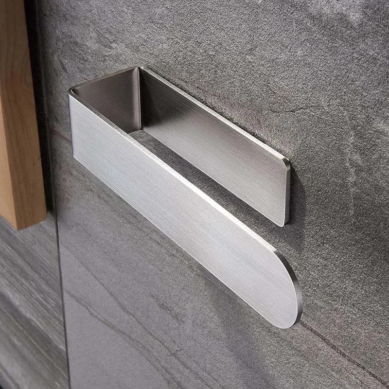 304 Stainless Steel U-shaped Towel Rack Toilet Paper Holder With Hook Bathroom Towel Storage Rack Is Convenient To Use
