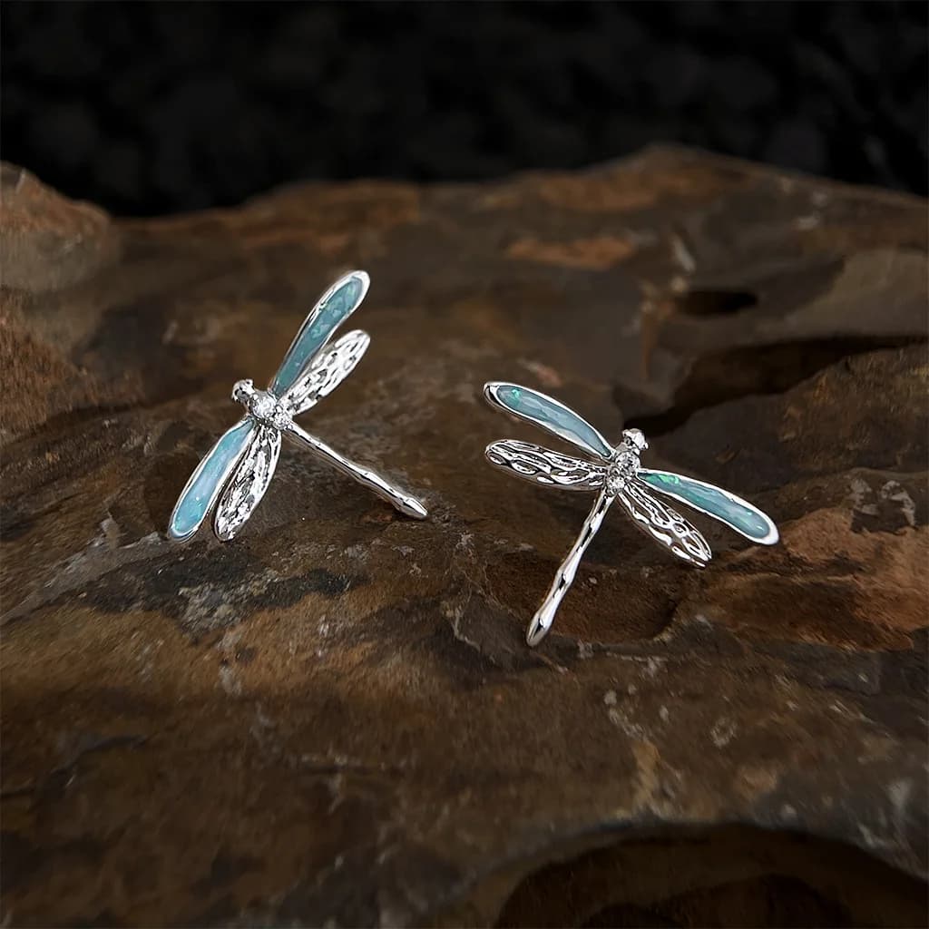 Exquisite Dragonfly Earrings Jewelry Versatile Earrings For Women Jewelry Fine Birthday Party Gifts